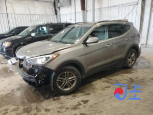 2018 Hyundai SantaFe Gray - KMHS281BDKU019118