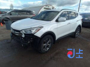 2014 Hyundai SantaFe White - KMHSW81UBEU296225