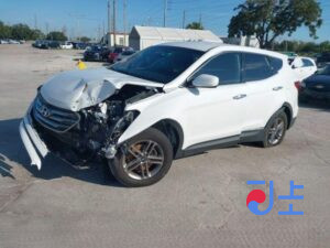 2018 Hyundai SantaFe White - KMHS381BBKU008140