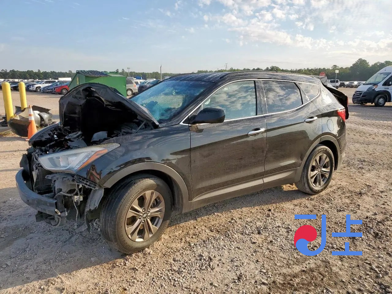 2015 Hyundai SantaFe Black - KMHSW81UBGU619149