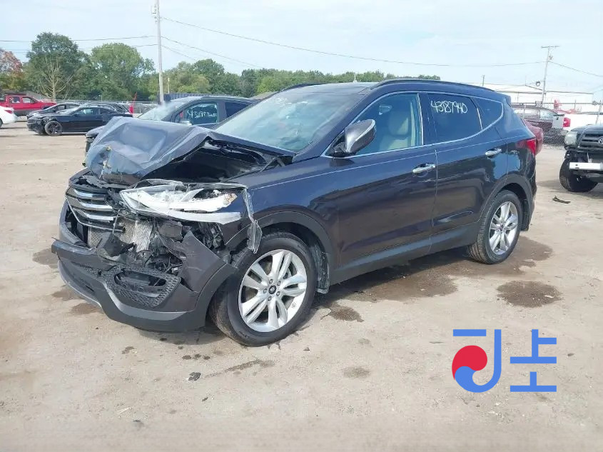 2015 Hyundai SantaFe Gray - KMHSW81XDGU564676