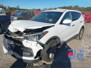 2018 Hyundai SantaFe White - KMHS381BBKU008872