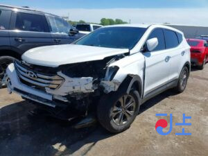 2015 Hyundai SantaFe White - KMHSW81UBFU511325