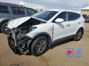 2015 Hyundai SantaFe White — KMHSW81UBFU456353