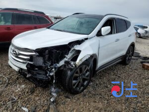 2018 Hyundai SantaFe White - KMHS281BBKU024274