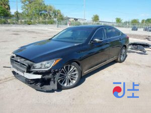 2016 Hyundai Genesis Black - KMHGM41DDGU173700