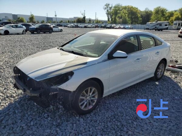2019 Hyundai Sonata White - KMHL141EBLA011139