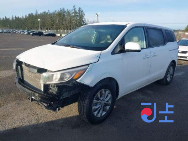 2019 Kia Carnival White - KNAME81ABKS567350