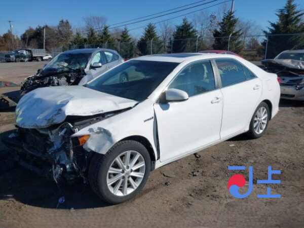 2014 Toyota Camry Hybrid White — 4T1BD1FK3EU131401