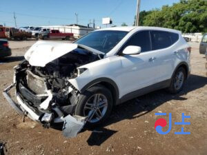 2018 Hyundai SantaFe White - KMHS581BBKU112308