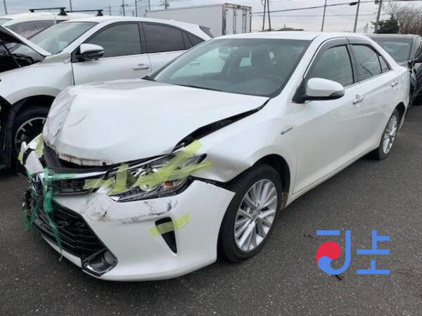 2015 Toyota Camry Hybrid White — AVV50-1046725
