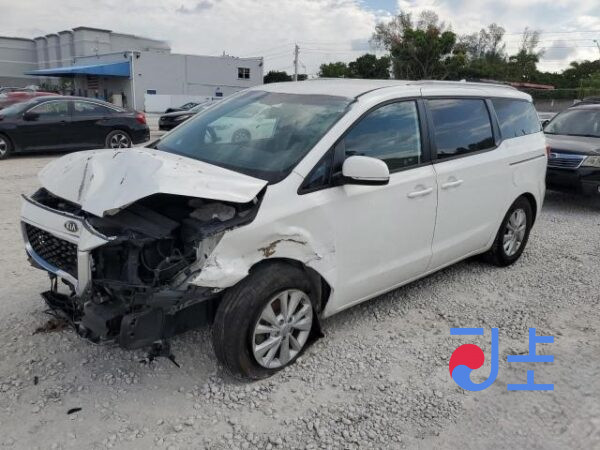 2014 Kia Carnival White - KNAMB81ABFS041034