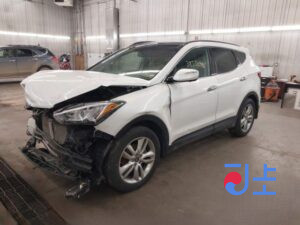 2015 Hyundai SantaFe White - KMHSW81UDGU620167