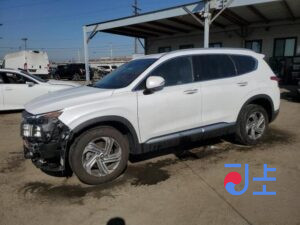 2021 Hyundai SantaFe White - KMHS581LGMU360736