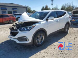2018 Hyundai SantaFe White - KMHS581ABKU088882