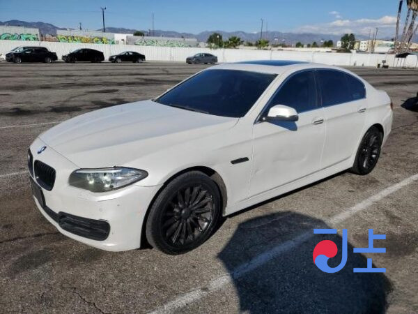 2014 BMW 5-Series 520d White — WBA5E5107FG055089