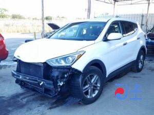 2018 Hyundai SantaFe White - KMHS581ADKU059264