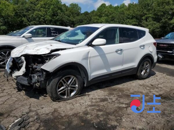 2018 Hyundai SantaFe White - KMHSW81UBJU862229