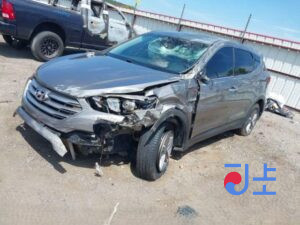 2017 Hyundai SantaFe Gray - KMHSW81UDJU817856
