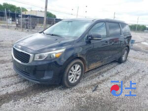 2015 Kia Carnival Black - KNAME81ABGS159914