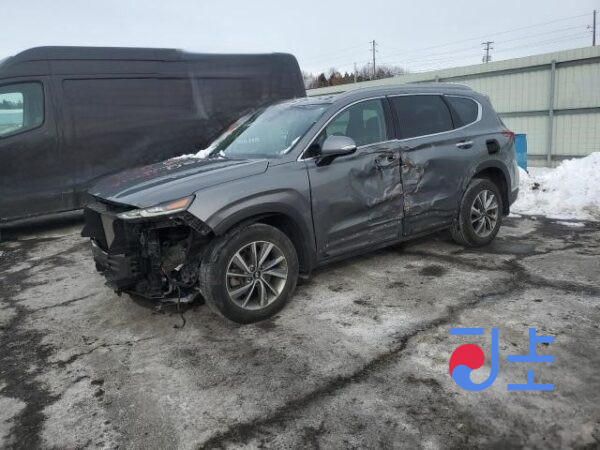 2019 Hyundai Santa Fe Gray - KMHS381BBLU201421