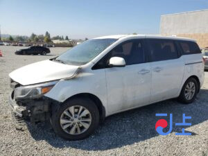 2014 Kia Carnival White - KNAMB81ABFS007889