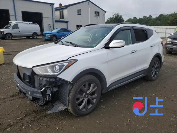 2017 Hyundai SantaFe White - KMHSW81UBJU836081