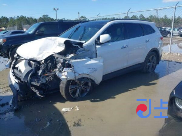 2016 Hyundai SantaFe White - KMHSW81UBGU685433