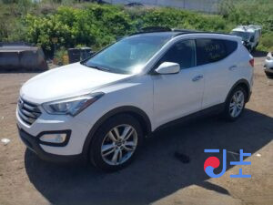 2015 Hyundai SantaFe White - KMHSW81UDGU569330