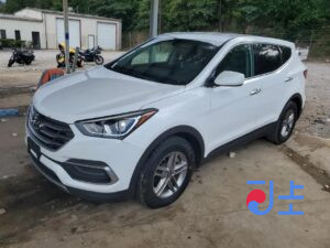 2018 Hyundai SantaFe White - KMHS381BBKU008007