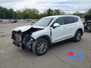 2019 Hyundai SantaFe White - KMHS281BBLU209835