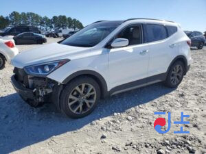 2018 Hyundai SantaFe White - KMHS381BDKU014464
