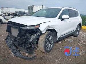 2019 Hyundai SantaFe White - KMHS581ABKU183453