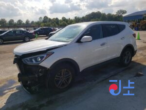 2018 Hyundai SantaFe White - KMHS581ADKU074525