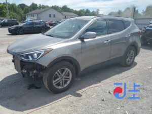 2018 Hyundai SantaFe Gray - KMHS281CBKU040251
