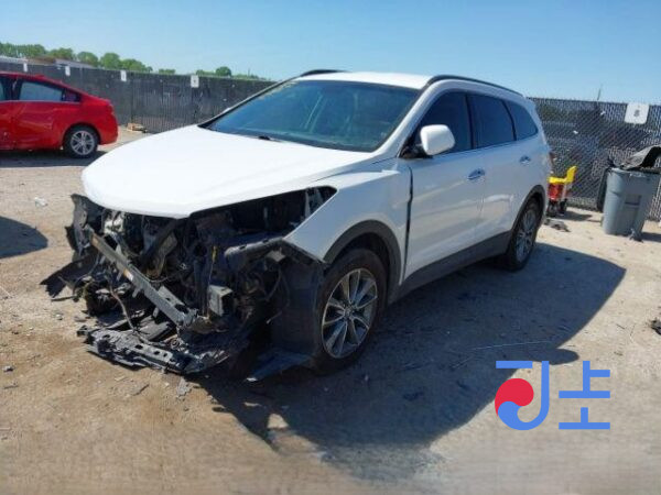 2018 Hyundai SantaFe White - KMHS281BDKU007646