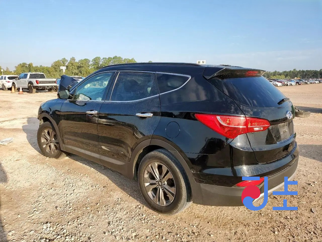 2015 Hyundai SantaFe Black - KMHSW81UBGU619149 - Image 3