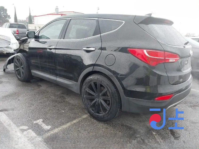 2016 Hyundai SantaFe Black - KMHSW81UBGU693375 - Image 3