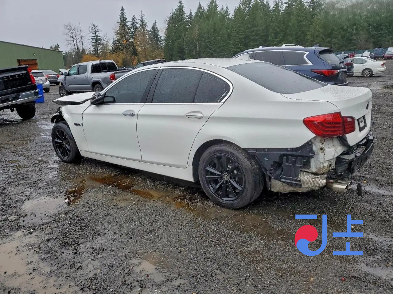 2014 BMW 5-Series 520d White — WBA5C3106ED766969 - Image 3