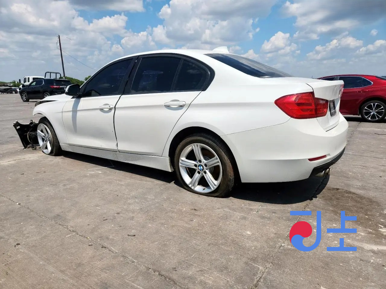 2014 BMW 320d White — WBA3D3108EK275187 - Image 3