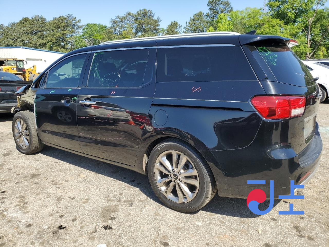 2015 Kia Carnival Black - KNAMB81ABGS175441 - Image 3