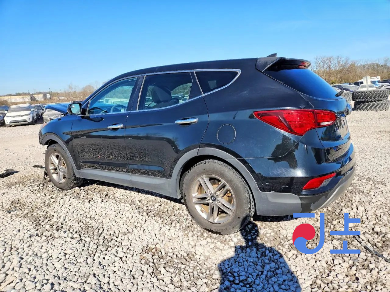 2017 Hyundai SantaFe Black - KMHSW81XDJU822941 - Image 3