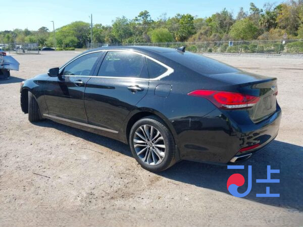 2016 Hyundai Genesis Black - KMHGM41DDGU173700 - Image 3