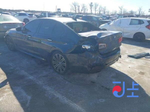 2017 BMW M550d xDrive Dark Blue — WBAJD7105JBM19397 - Image 3