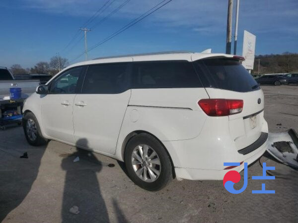2014 Kia Carnival White - KNAMC81ABFS045018 - Image 3