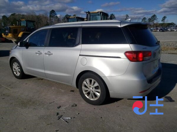 2015 Kia Carnival Silver - KNAME81ABGS094091 - Image 3