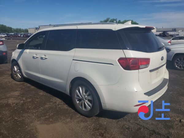 2014 Kia Carnival White - KNAMC81ABFS024216 - Image 3