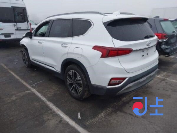 2019 Hyundai SantaFe White - KMHS581ABLU239184 - Image 3
