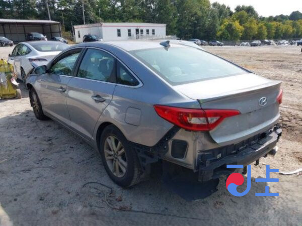 2017 Hyundai Sonata Gray - KMHE241CBJA360420 - Image 3