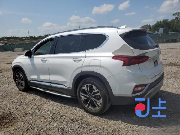 2019 Hyundai SantaFe White - KMHS581ABKU158823 - Image 3